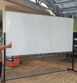 Papan Tulis Whiteboard Hanako 120x240 Standing Magnetik di bogor
