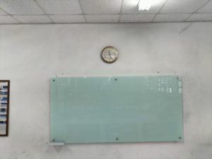 Papan Tulis Kaca glassboard 120x240 Kampus IPB bogor
