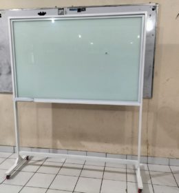 jual Papan Tulis Kaca Glassboard Standing sekolah di bogor